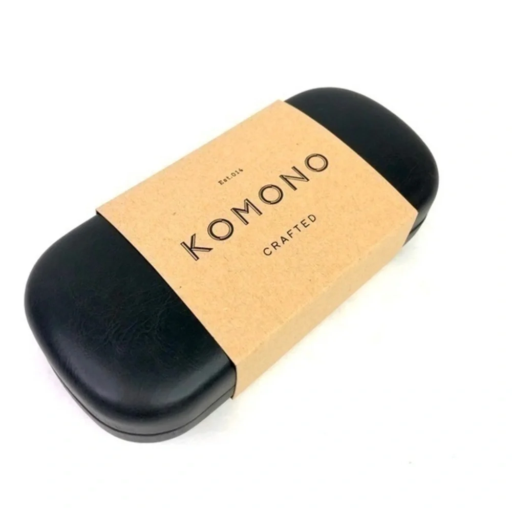 KOMONO Riviera Caramel Demi Sunglasses (NEW) Orange tan tortoise